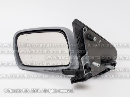 VW Polo 94->99 mirror L electrical heated primed aspherical 5pins