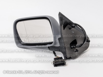 VW Polo Classic 97-> mirror L electrical heated primed aspherical 5pins