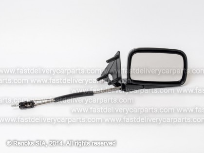 VW Golf 83->91 mirror R cable adjustment black convex 88->91