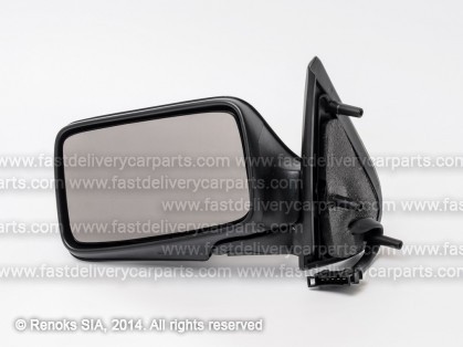 VW Golf 91->97 mirror L electrical heated black flat 5pins