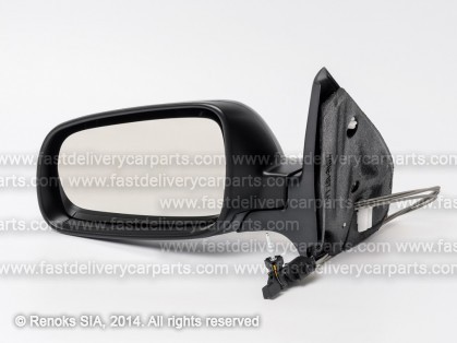 VW Golf 98->03 mirror L cable adjustment black flat large