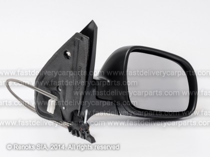 VW Golf 98->03 mirror R cable adjustment black convex small