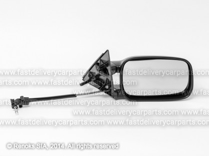 VW Passat 88->93 mirror R cable adjustment black convex