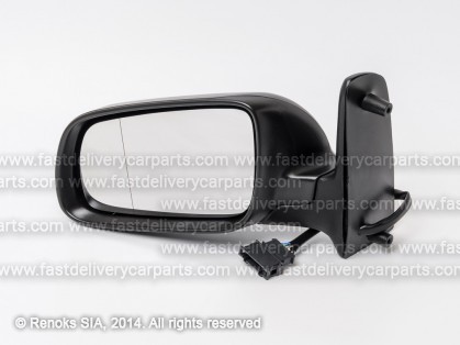 VW Sharan 95->00 mirror L electrical heated black aspherical 5pins 98->00