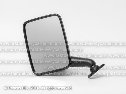 VW Transporter 79->90 mirror L manual black flat