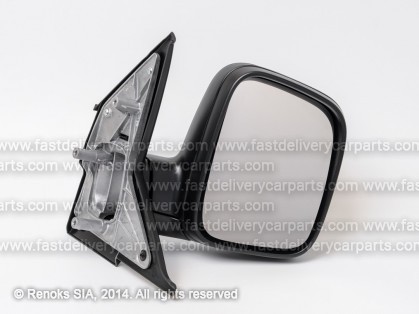 VW Transporter 03->09 mirror R manual black convex