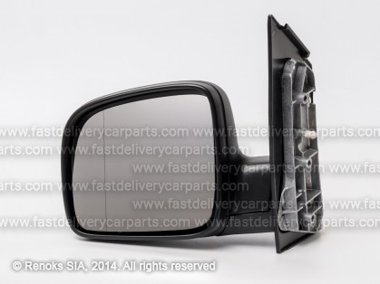 VW Caddy 04->10 mirror L manual black aspherical