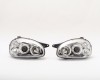 OP Corsa 93->00 head lamp +LED light chrome set E