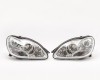 MB S W220 98->02 head lamp XENON CLEAR with motor set 2 pcs E DEPO