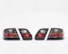 MB E W210 95->99 tail lamp CRISTAL blackset E 95->99/99-> DEPO