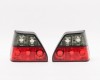 VW Golf 83->91 tail lamp CRISTAL smoked/red set E DEPO