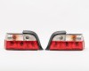 BMW 3 E36 91->98 COUPE tail lamp CRISTAL red/white set E DEPO