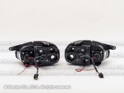 OP Corsa 93->00 head lamp +LED black set E