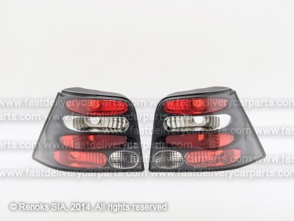 VW Golf 98->03 tail lamp black set E