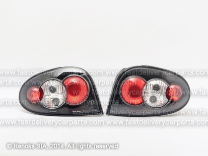 RN Megane 95->99 tail lamp 3D blackset E