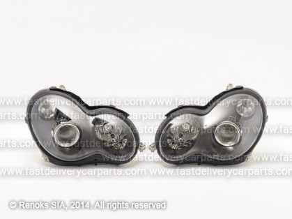 MB C W203 00->07 head lamp CLEAR blackset E DEPO