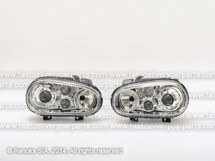 VW Golf 98->03 head lamp H7/H7/H3 lightset E DEPO