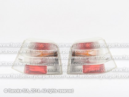 VW Golf 98->03 tail lamp SILVER set HELLA