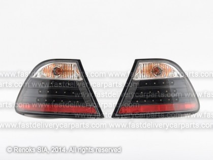 BMW 3 E46 98->01 COUPE tail lamp LED black set E