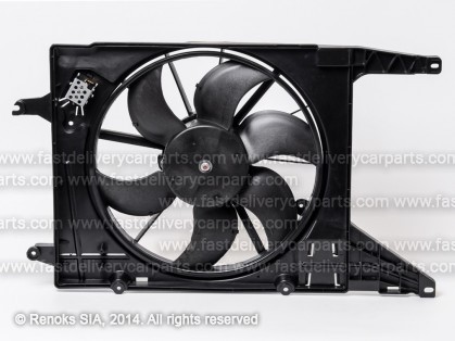 DC Logan 04->09 cooling fun with shroud 380mm 320W 2pin GATE type