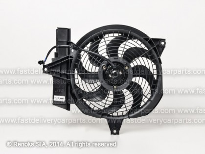 HY Santa Fe 01->06 cooling fan set AC 2.4/2.7