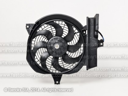 HY Santa Fe 01->06 cooling fan set AC 2.4/2.7