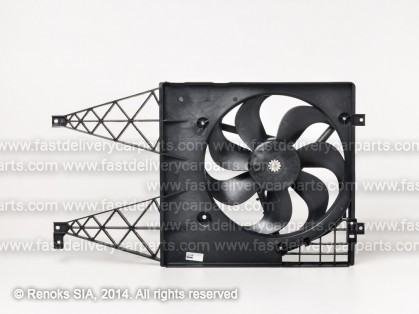 VW Bora 98->05 cooling fan 1.6/2.0/1.9D set