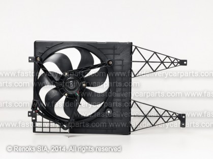 VW Bora 98->05 cooling fan 1.6/2.0/1.9D set